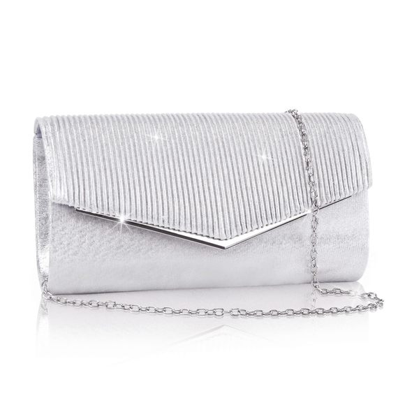 Clutch Purses, Sparkly Envelope Evening Bag With Chain, Chic C ^_^ - Picture 1 of 7